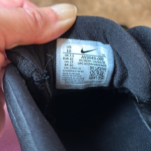 Nike Softball Cleat Zoom Hyperdiamond 3 Elite Women Size 10 AV3043-009 Black - Picture 2 of 8